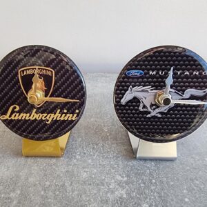 Lamborghini / Ford Mustang Badge Clock Handmade Car Enthusiast Christmas Gift