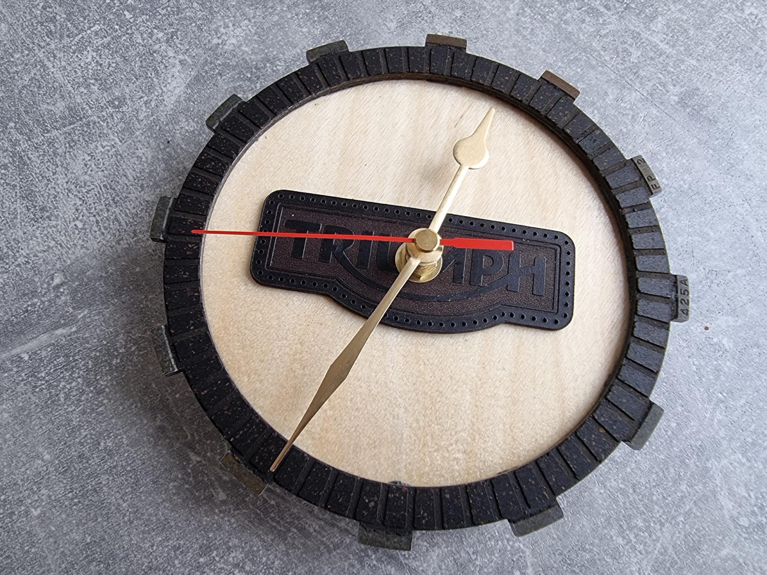Triumph Trident Clutch / Friction Plate Wall or Desk Clock Motorcycle Owners Club / Enthusiast Gift - Image 8