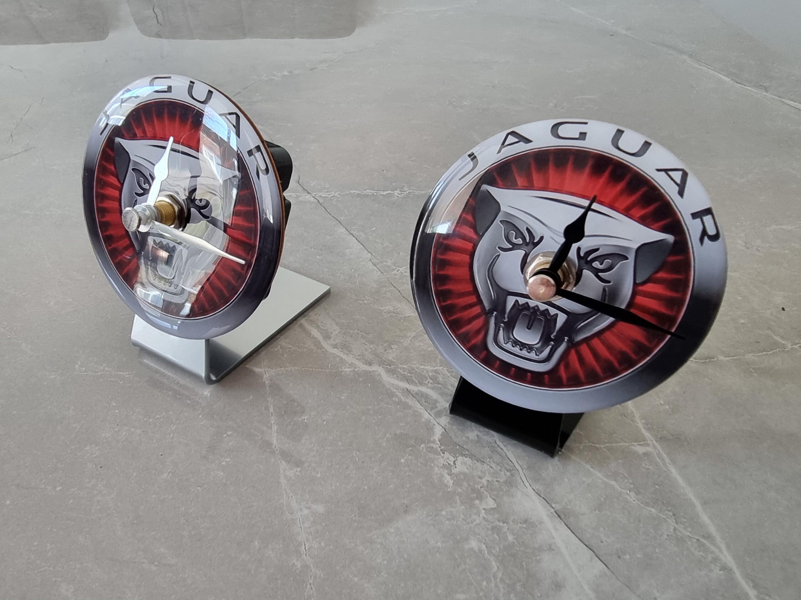 Jaguar Growler Table Desk Top Clock 82mm Car Badge Emblem GBs Finest Owners Club - Image 3