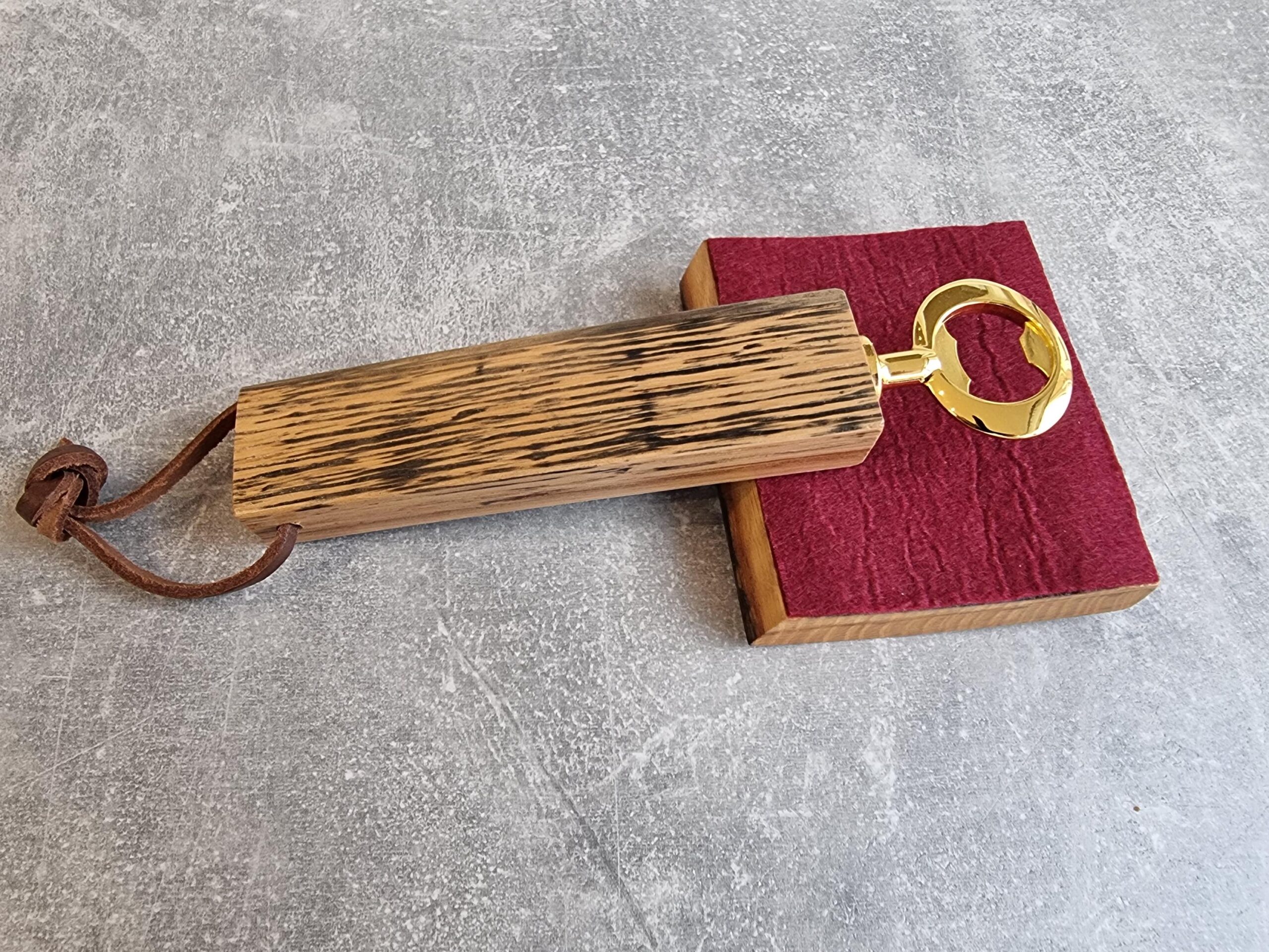 Loch Lomond Oak Whisky Barrel Set: Clock, Coaster, Bottle Opener - Image 2