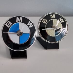 82mm BMW Car Badge Clock Handmade Car Enthusiast Christmas Gift